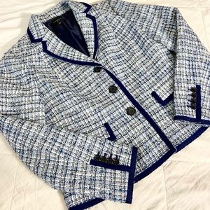 Elegant Vintage Talbots Tweeded Blazer